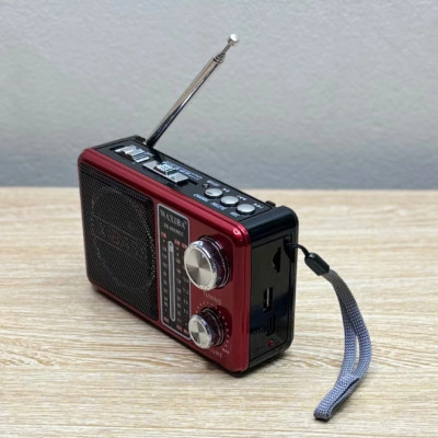 Máy Nghe Nhạc Kiêm Đài Radio Waxiba XB-895REC Tích Hợp Đèn Pin Hỗ Trợ Thẻ Nhớ, USB ( Hàng chính Hãng )