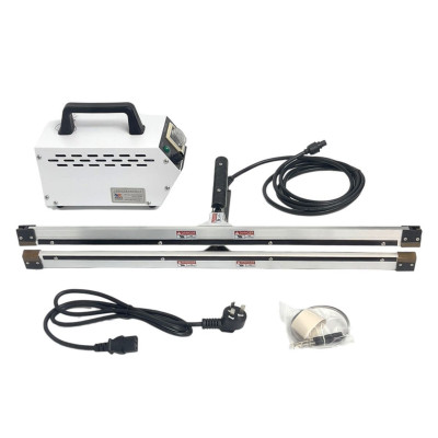 Máy hàn kẹp miệng túi IPS-600, đường hàn 600x5mm, gia nhiệt từ 2 hàm - Hàng nhập khẩu