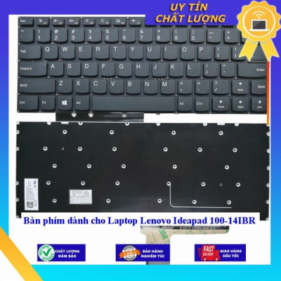 Bàn phím dùng cho Laptop Lenovo Ideapad 100-14IBR - Hàng Nhập Khẩu New Seal