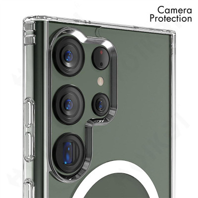 Ốp lưng trong magnetic cho Samsung Galaxy S24 Ultra / S24 Plus / S24Ultra 5G siêu mỏng 0.2 mm, độ trong tuyệt đối, chống trầy xước, chống ố vàng, tản nhiệt tốt – Hàng chính hãng