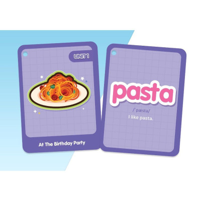 Sách Flashcard - Vui Học Tiếng Anh - Nghe Và Học Phát Âm Chuẩn Từ Vựng Tiếng Anh Lớp 2 - Megabook