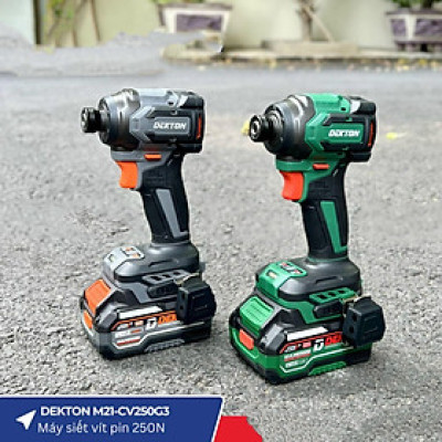 COMBO Máy Siết 250N Vít Dùng Pin 21V Dekton M21-CV250G3 KÈM 1 PIN M21-B4000M + 1 SẠC M21-S20 DEKTON KÈM HỘP DK-IJC01 - KM_T8 -HÀNG CHÍNH HÃNG