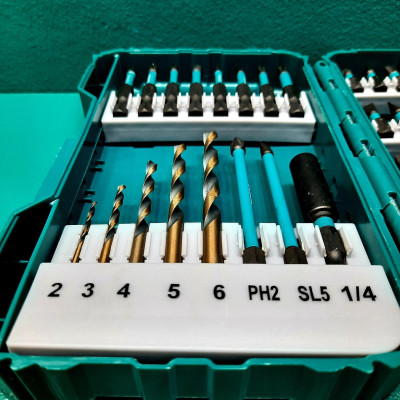 BỘ 45 MŨI SIẾT VÍT TOTAL TACSDL24502 - HÀNG CHÍNH HÃNG