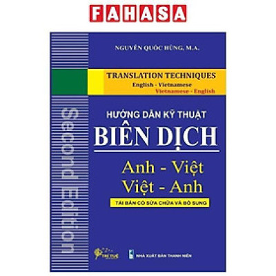 Hướng Dẫn Kỹ Thuật Biên Dịch Anh - Việt, Việt - Anh