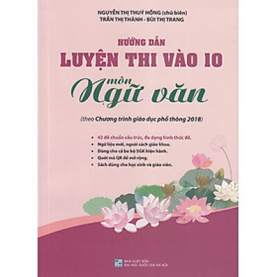 Sách - Hướng dẫn Luyện thi vào 10 môn Ngữ văn (Theo chương trình GDPT 2018)