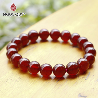Vòng tay đá garnet AAA mệnh hỏa, thổ - Ngọc Quý Gemstones