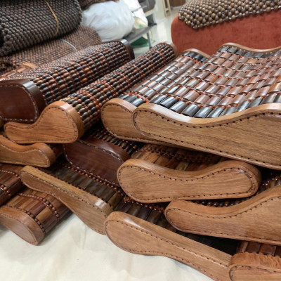 Gối Công Thái Hoc , Gối Hạt Gỗ Cao Cấp ( video , hình thật )