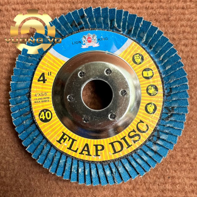 Nhám xếp Lionking-ráp xếp Lionking đường kính 100mm lỗ cốt 16mm (Gía đã bao gôm vat)