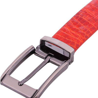 Thắt Lưng Nam Da Cá Sấu Gai Lưng Đầu Kim Huy Hoàng HT4731