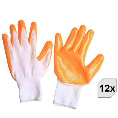 BỘ 12 BAO TAY VẢI CAO SU MỘT MẶT TOLSEN 45010 - HÀNG CHÍNH HÃNG