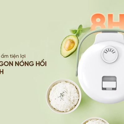 Nồi cơm điện 0.8L SUNHOUSE SHD8200 - Hàng chính hãng