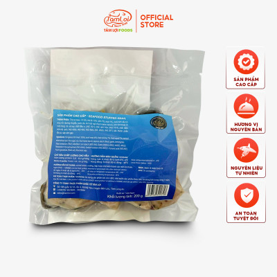 Ốc nhồi hải sản Tâm Lợi - Hương vị tươi ngon tự nhiên - Đảm bảo sức khoẻ - Giao nhanh trong 3h-200gr