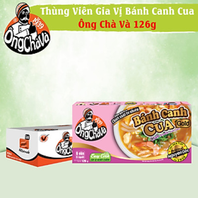 Thùng Viên Gia Vị Bánh Canh Cua Gold 126g Ông Chà Và 80 Hộp Siêu Tiết Kiệm Dễ Dùng Và Tiện Lợi Thích Hợp Cho Quán Ăn