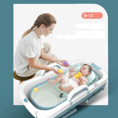 Bồn tắm gấp gọn bằng silicon cao cấp -bồn tắm cho cả gia đình 1m18-hàng chính hãng