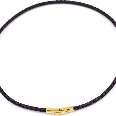 Dây chuyền mặt Hư Không Tạng Bồ Tát thạch anh khói 5cm + dây da - phật bản mệnh tuổi Sửu, tuổi Dần