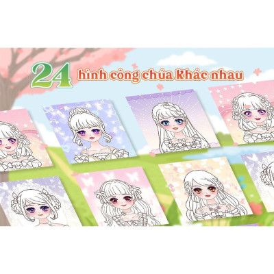 Sách - Trang Điểm Daisy - Công Chúa Hiện Đại - Tô Màu Và Bóc Dán Hơn 100+ Stickers Xinh Đẹp Cho Bé Gái - Megabook