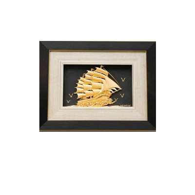 Tranh Thuyền Dát Vàng