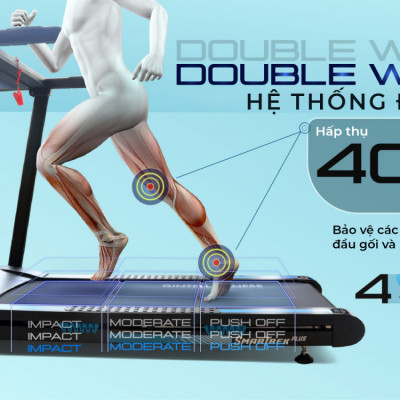 |GIÁ SỐC| Máy chạy bộ GINTELL SmarTrek Plus | Nâng dốc | Gấp gọn | BH 1 Năm