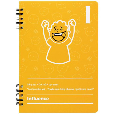 Sổ Lò Xo Note DISC? A5 - Kẻ Ngang - 160 Trang 80gsm - The Sun - I