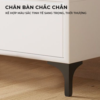 Bàn trà sofa thông minh tone trắng phong cách hiện đại thương hiệu IGA - GP319