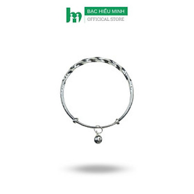 Lắc tay Cho Bé Bạc Ta Mix Charm Bi Tròn Bạc Hiểu Minh LTE575