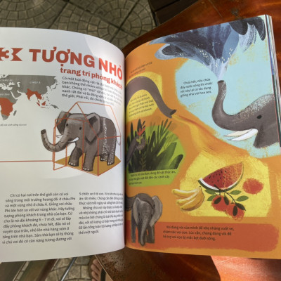 23 SẢN PHẨM ĐẨY CÁC LOÀI SINH VẬT ĐẾN BỜ VỰC TUYỆT CHỦNG – từ điển động vật quý hiếm – minh họa màu toàn bộ - ấn bản kỷ niệm 65 năm thành lập NXB Kim Đồng