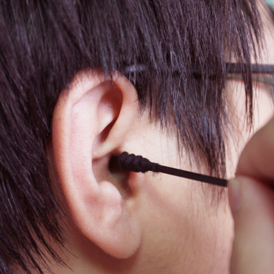 Hộp 110 tăm bông kháng khuẩn Sanritsu, 100% bông gòn tự nhiên mềm mại không gây đau rát khi sử dụng - nội địa Nhật Bản 