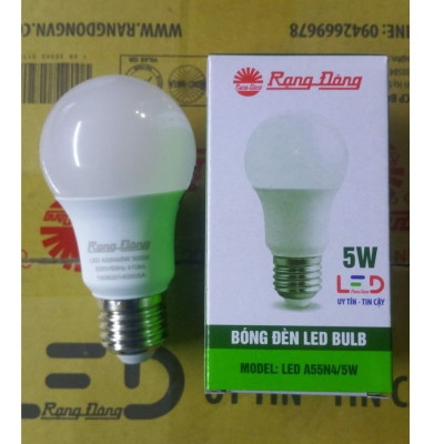 Combo 5 Bóng đèn LED Bulb 5W Model: A55N4 5W Vàng