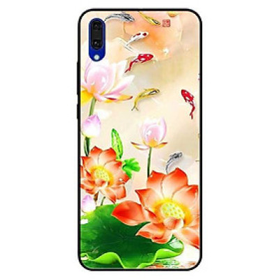 Ốp lưng dành cho Huawei Y7 Pro - mẫu Sen Nở Và Koi