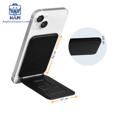 Giá đỡ nam châm điện thoại gấp gọn hàng chính hãng WiWU Wi-MW004 Mag Wallet X Pro: Hỗ trợ từ tính, gập gọn tiện lợi