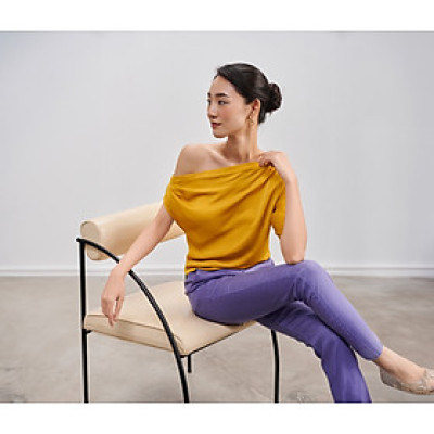 Áo Lệch Vai Hướng Dương TOP165 thời trang thiết kế Hity