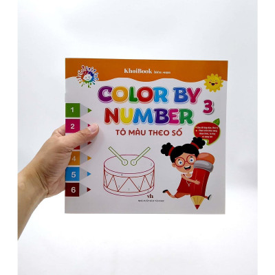 Sách - Color By Number - Tô Màu Theo Số - Tập 3 - Chính Thông Book