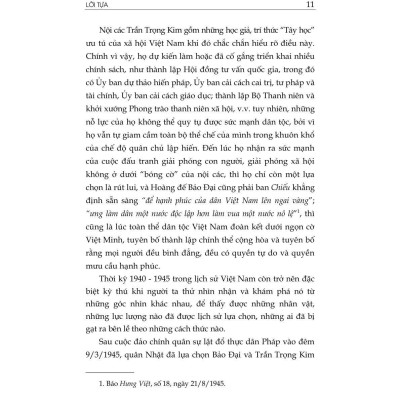 Nội các Trần Trọng Kim - Bản chất, vai trò và vị trí lịch sử ( Xuất bản lần thứ tư, có chỉnh sửa, bổ sung)