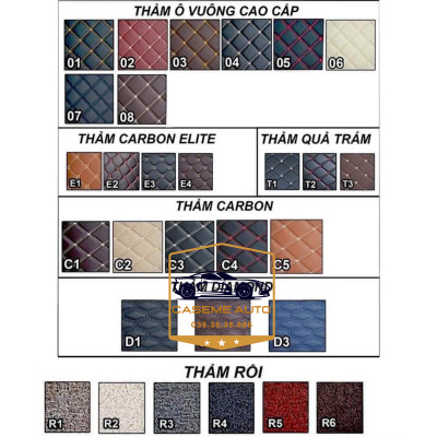 [FORD ECOSPORT] Thảm Trải Sàn, Lót Sàn Ô Tô 5D 6D Thiết Kế Theo Xe FORD ECOSPORT 2022 Chống Nước, Không Mùi - MẪU Ô VUÔNG - Hàng Chính Hãng