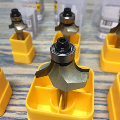 Mũi phay, mũi soi, mũi cắt vát cạnh tròn lồi 1/4"x7/8"(R=11.10mm) ARDEN