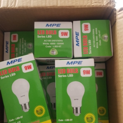  COMBO 6 Bóng đèn LED Bulb 9W MPE - LBD-9T HÀNG CHÍNH HÃNG