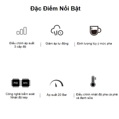 Máy pha cà phê Espresso chuyên nghiệp HiBREW H10 Plus Thương hiệu cao cấp Mỹ 1230W, Áp suất 20 Bar - Hàng Nhập Khẩu (Bảo Hành 12 Tháng)