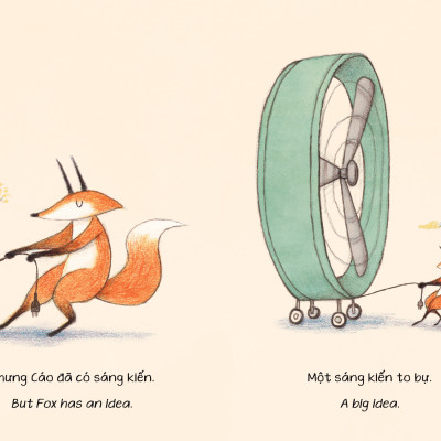 Sách Thiếu Nhi Song Ngữ | Cáo Gặp Rắc Rối - Fox Has A Problem | Corey R. Tabor | San Hô Books