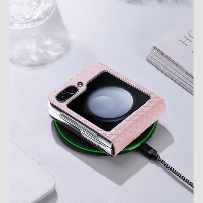 Bao Da Dành Cho Samsung Galaxy Z Flip 5 Dux Ducis Bril Series, Thời Trang, Cá Tính - HÀNG CHÍNH HÃNG