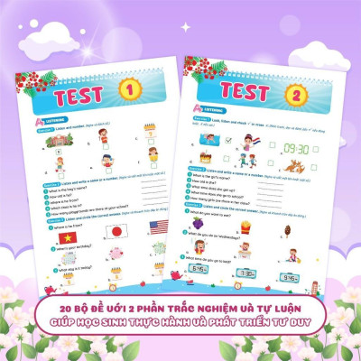 Sách - Phiếu Ôn Hè Tiếng Anh Lớp 4 - Megabook