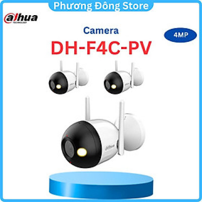 Camera Wifi DAHUA DH-F4C-PV 4M Chống Nước, Có Màu Ban Đêm, Đàm Thoại Hai Chiều và Có Cảnh Báo Chuyển Động - Hàng chính hãng