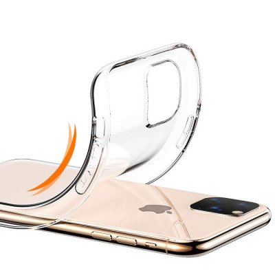 Ốp lưng silicon dẻo trong suốt dành cho iPhone 11 Pro Max chính hãng Totu Soft