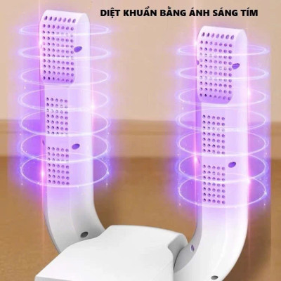 Máy Sấy Và Khử Trùng Giày có hẹn giờ Cao Cấp Làm Khô Siêu Nhanh - Loại Bỏ Khử Mùi Hôi Và Vi Khuẩn, Kiểu Dáng Nhỏ Gọn, Dễ Sử Dụng Máy Sấy Giày Dép Tất Găng Tay Mũ Bảo Hiểm Khử Khuẩn Bằng Tia UV An Toàn Tiện Dụng Thông Minh