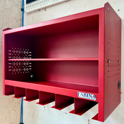 Tủ dụng cụ treo tường màu đỏ