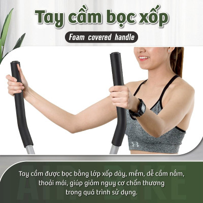 BG Xe đạp tập tại nhà thể dục 8703 kết hợp tay chân - giúp rèn luyện sức khỏe hiệu quả