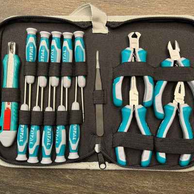 BỘ 16 MÓN TUA VÍT VÀ KỀM CHUẨN TOTAL TKTTSK0162 - HÀNG CHÍNH HÃNG