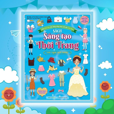 Sách - Sáng Tạo Thời Trang: Thời Trang Nghề Nghiệp - Bóc Dán Hơn 100+ Stickers Quần Áo, Phụ Kiện Cho Bé Gái - Megabook