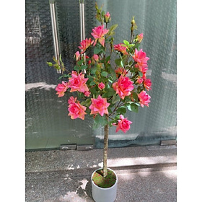 Cây hoa hồng 1,4m giả