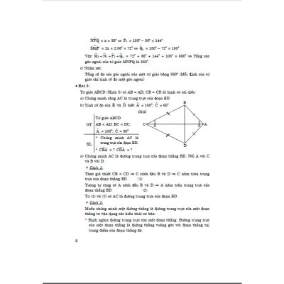 Sách - Phương Pháp Tư Duy Tìm Cách Giải Toán Hình Học Lớp 8 ( Dùng Chung Cho Các Bộ SGK Hiện hành )