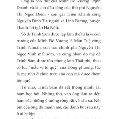 Chuyện Trịnh Sâm và thời Lê Mạt - bản in 2024